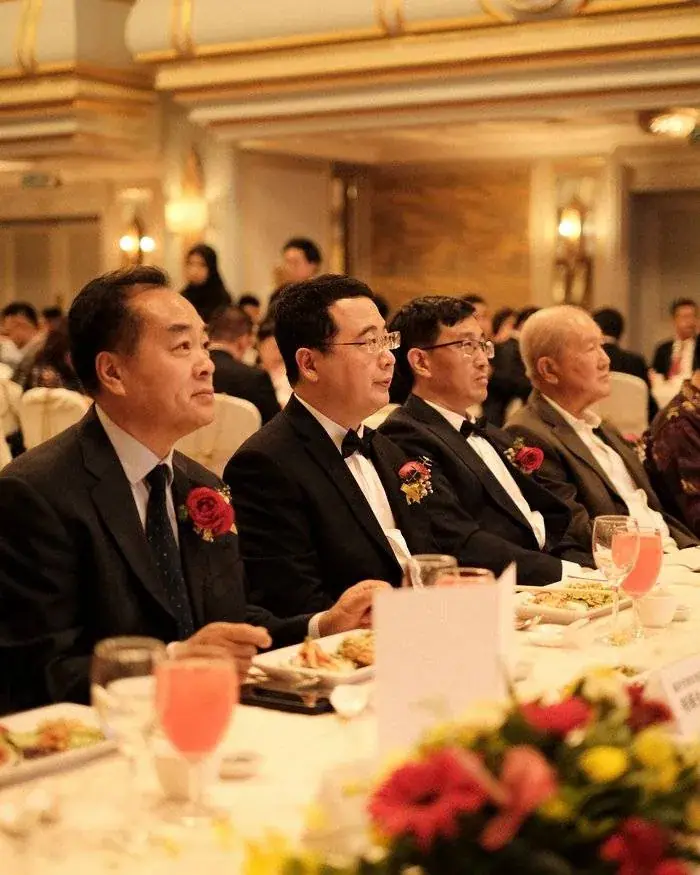 Penang event photographer capturing guests at a formal corporate gala dinner